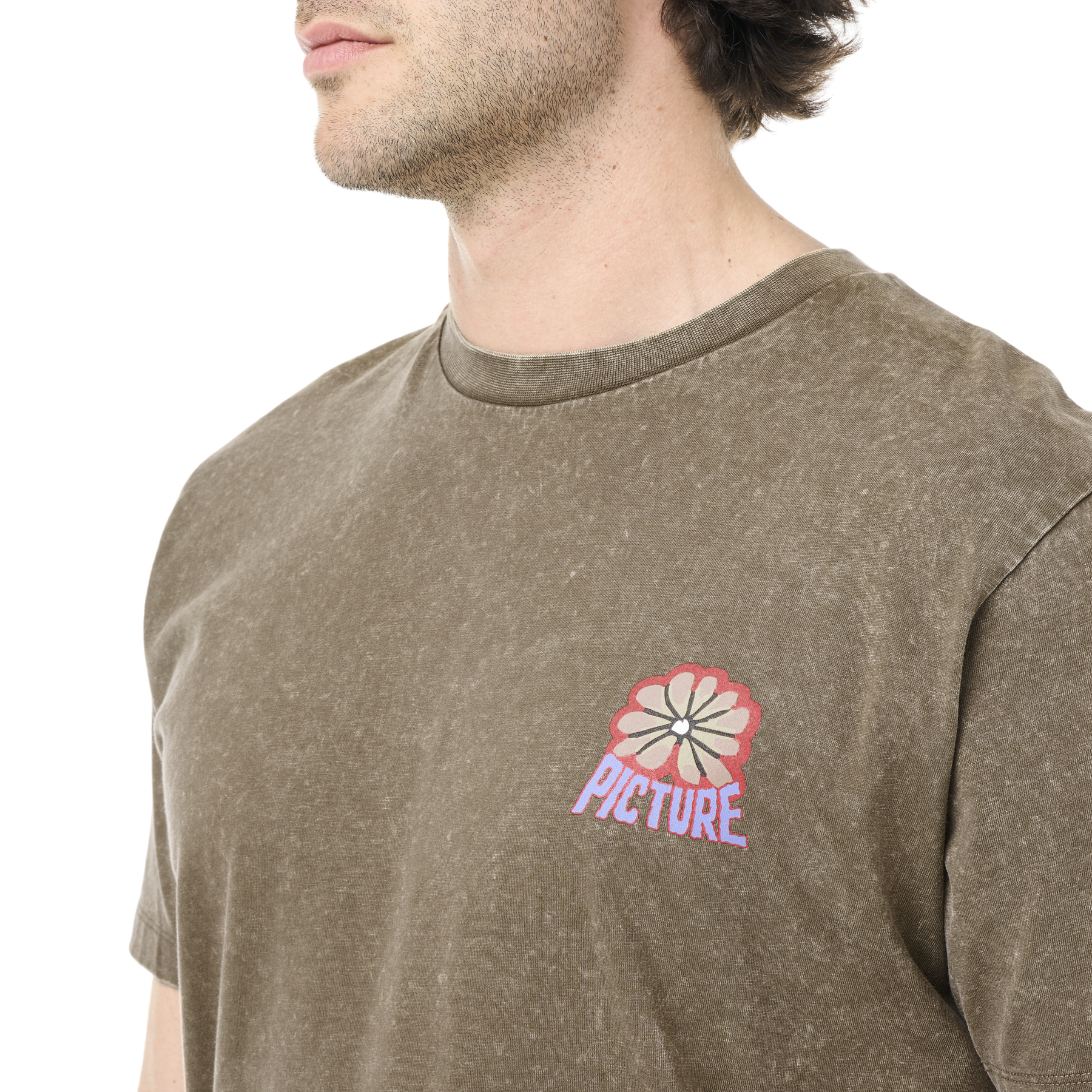 KARO TEE __color:Shitake_Washed#11