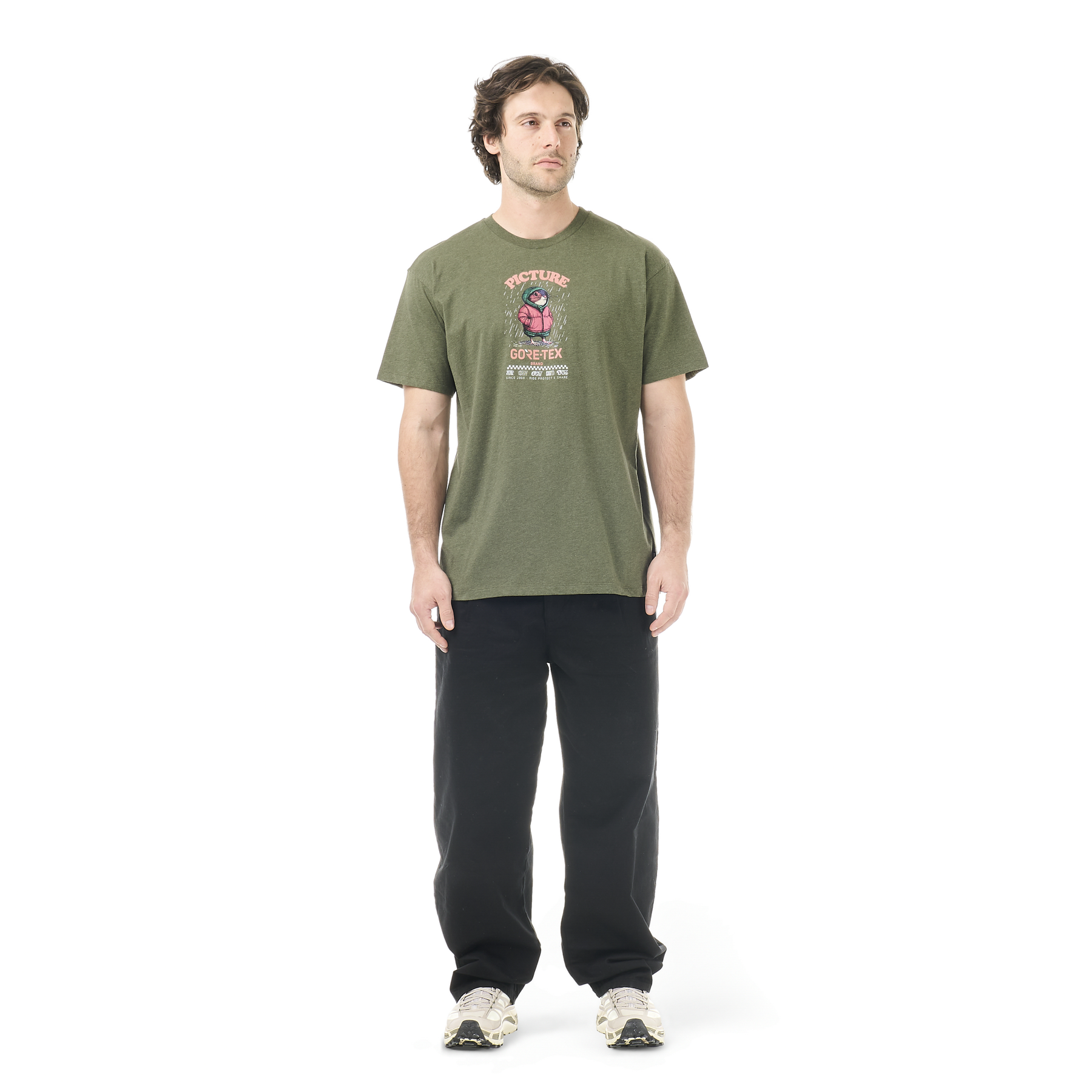 PICTURE X GTX TEE __color:Grape_Leaf_Melange#1