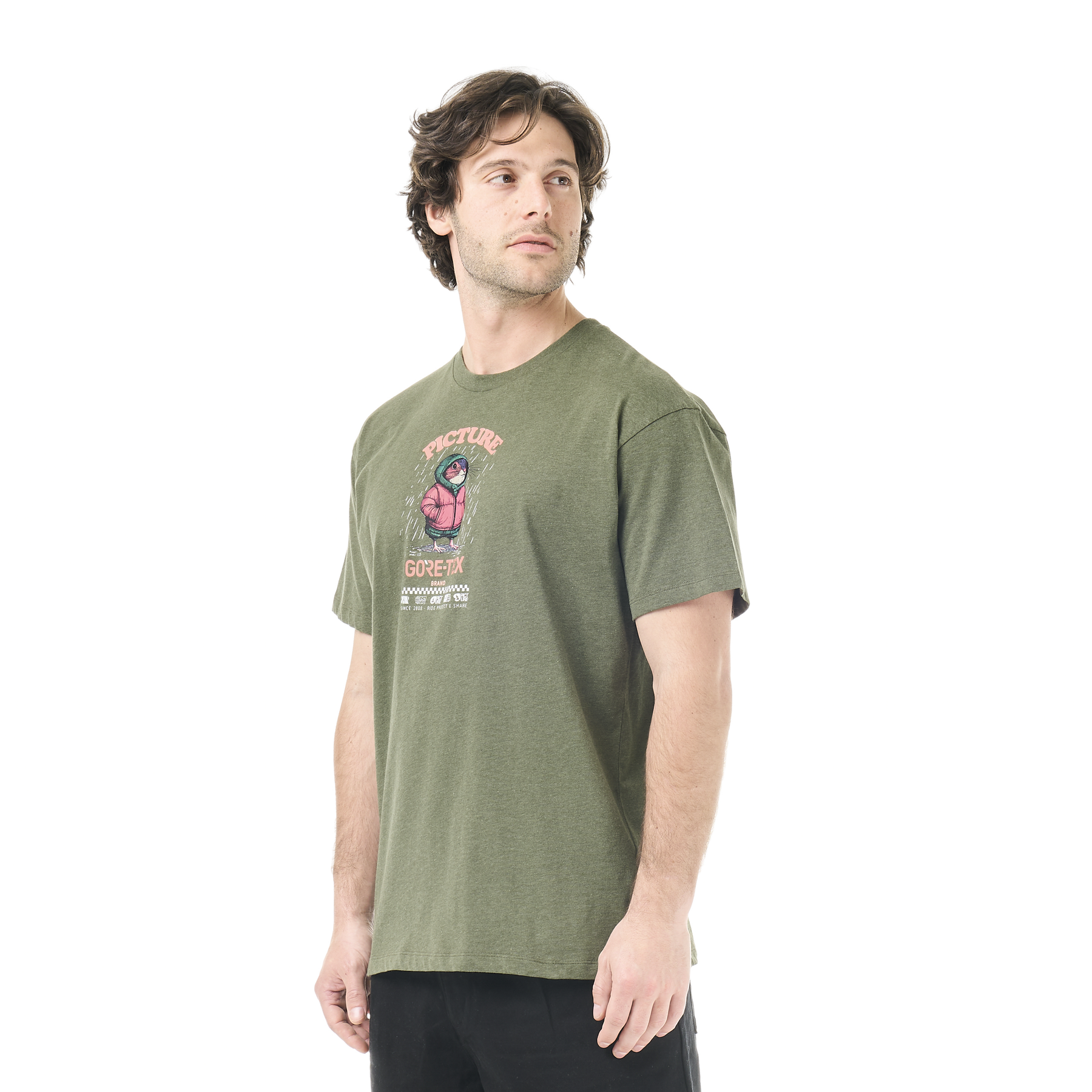 PICTURE X GTX TEE __color:Grape_Leaf_Melange#0