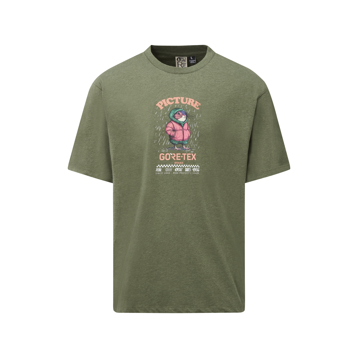 PICTURE X GTX TEE __color:Grape_Leaf_Melange#4