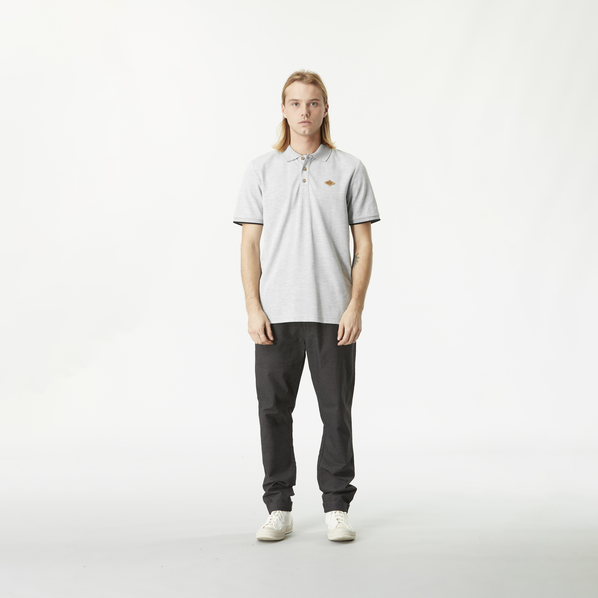 DELO POLO __color:Grey_Melange#17