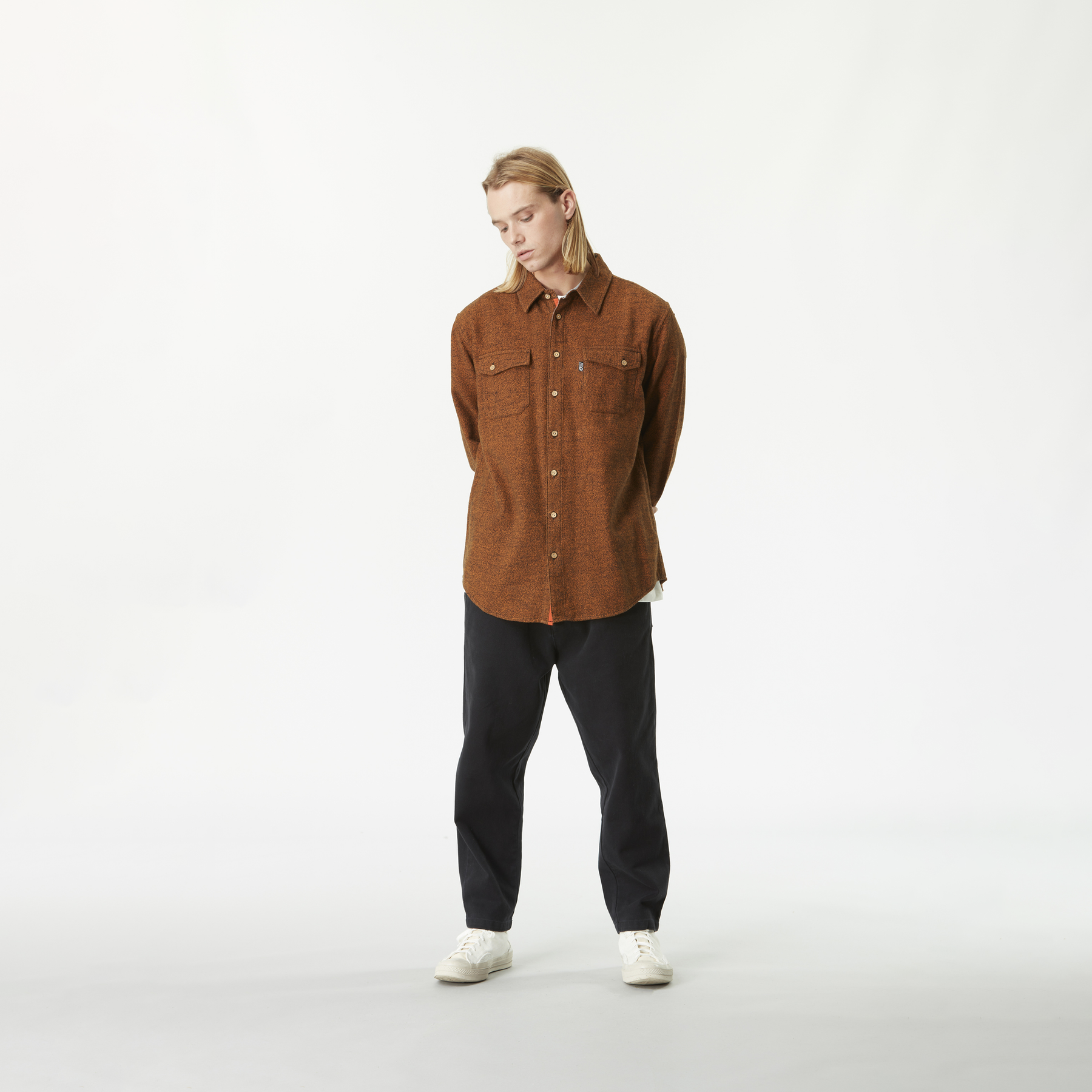 LEWELL SHIRT __color:Red_Clay#40