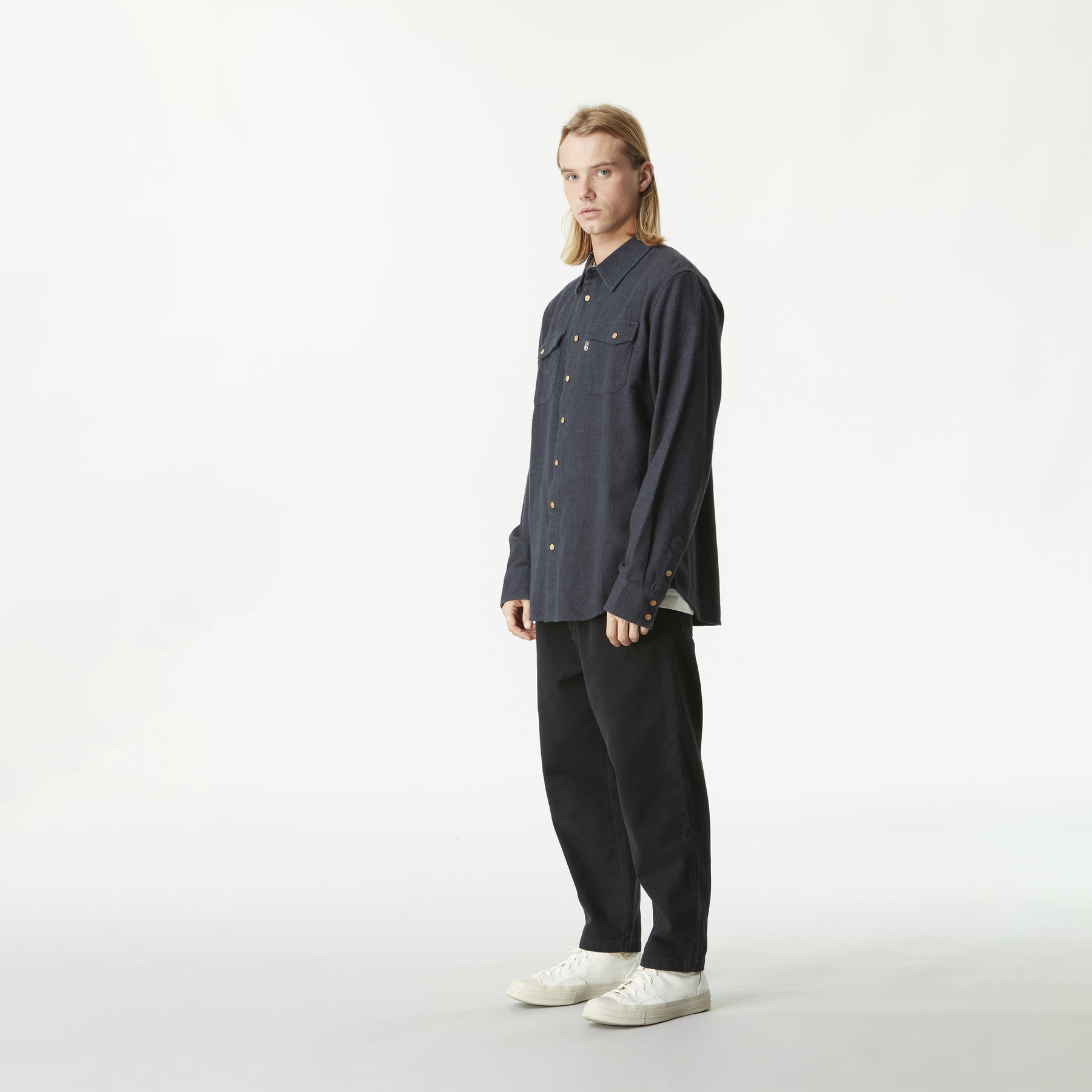 LEWELL SHIRT __color:Dark_Blue#14