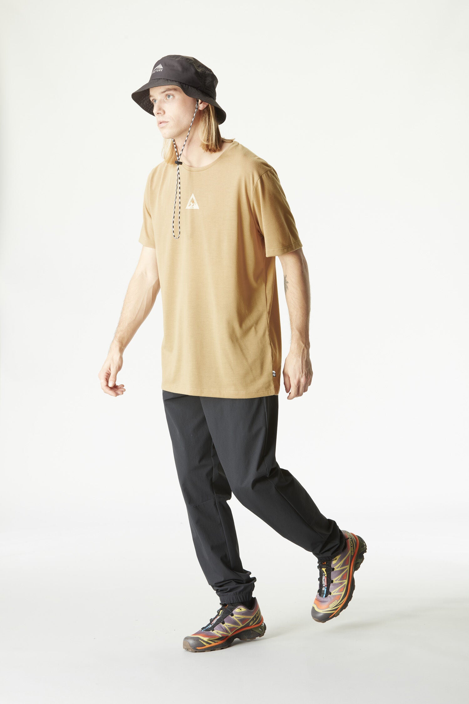 TIMONT SS URBAN TECH TEE __color:Tannin#44