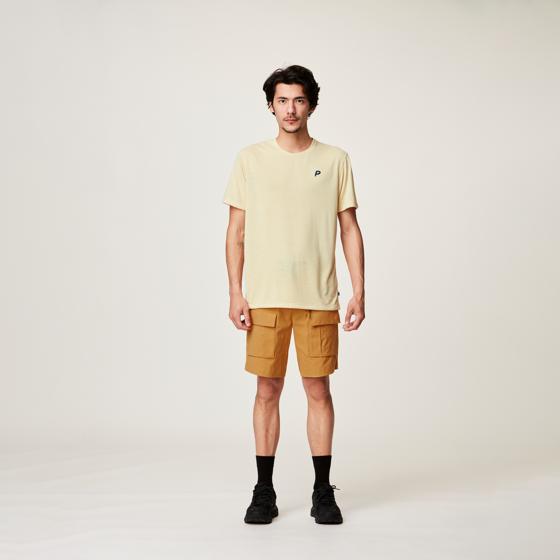 TIMONT SS URBAN TECH TEE __color:Woodash#49
