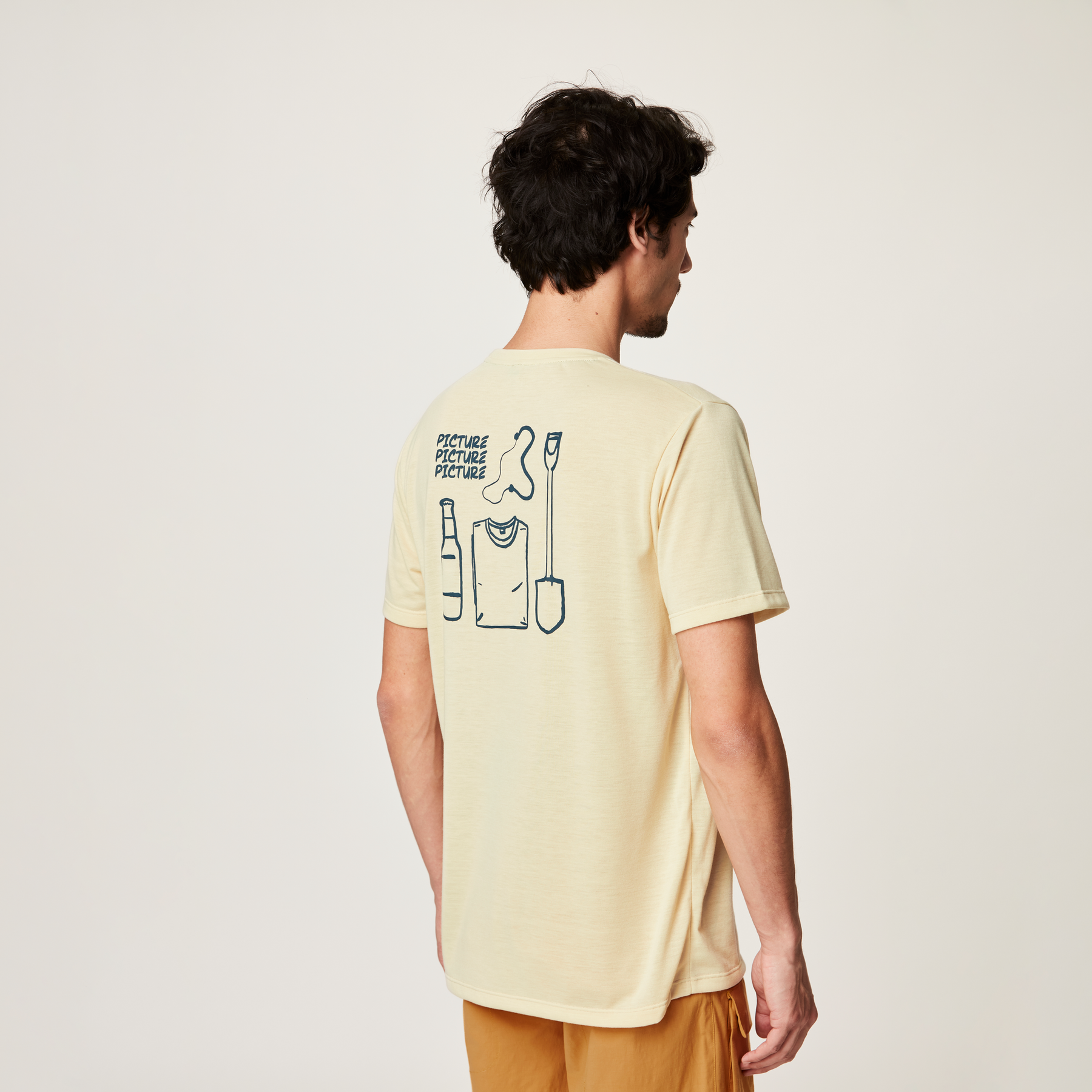 TIMONT SS URBAN TECH TEE __color:Woodash#53