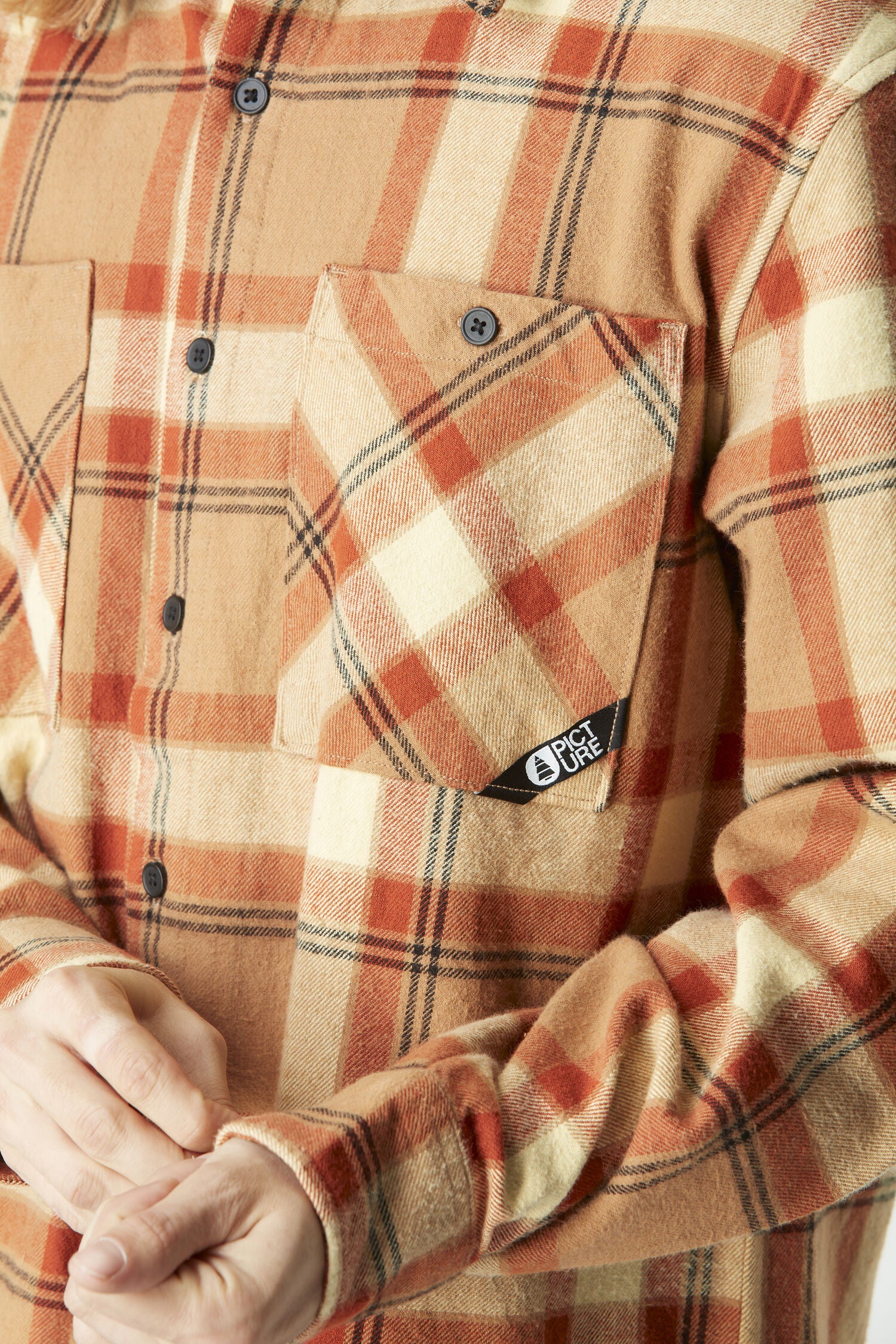 RELOWA SHIRT __color:Plaid_Wood_Ash#42