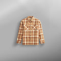 RELOWA SHIRT __color:Plaid_Wood_Ash#37