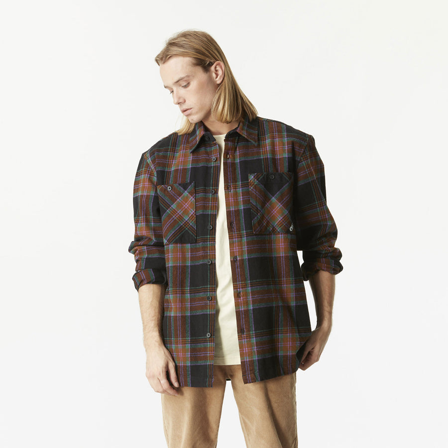 RELOWA SHIRT __color:Plaid_Black#0