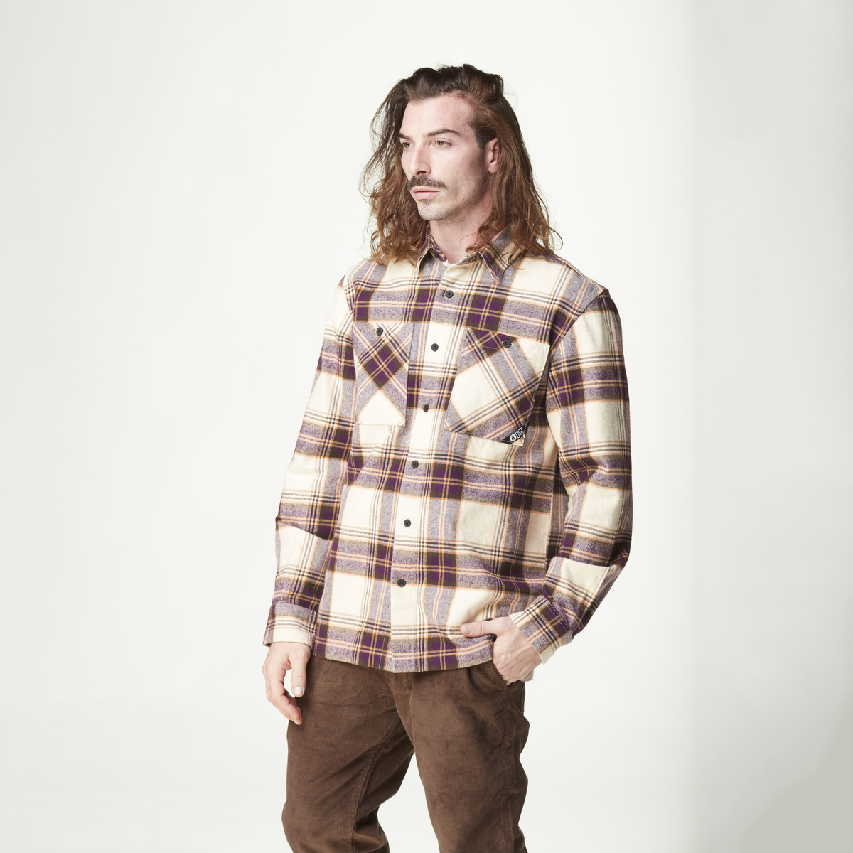 RELOWA SHIRT __color:Plaid_Brown#17