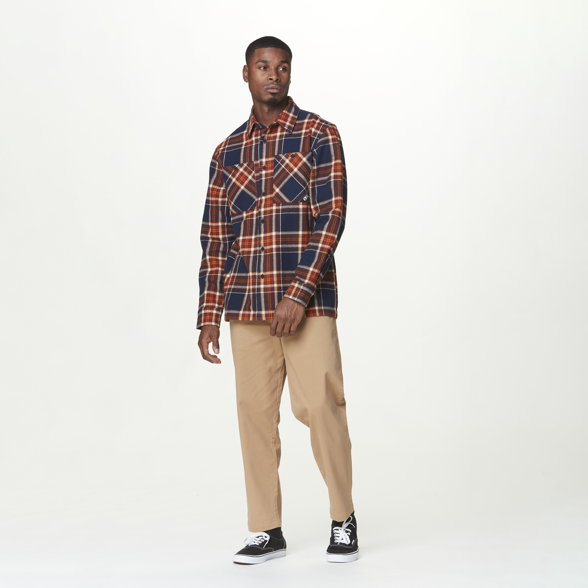 RELOWA SHIRT __color:Plaid_Sunset#32