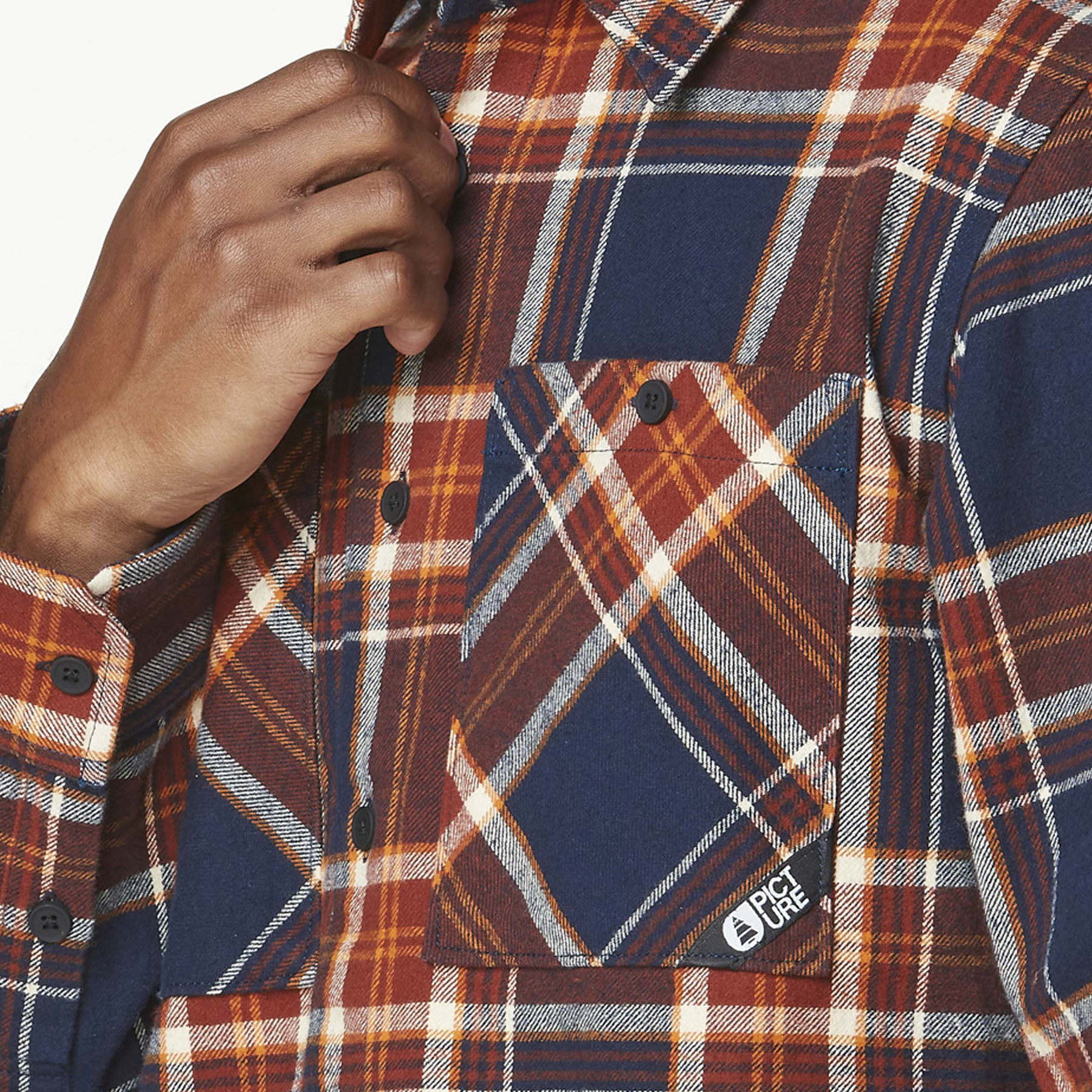 RELOWA SHIRT __color:Plaid_Sunset#34