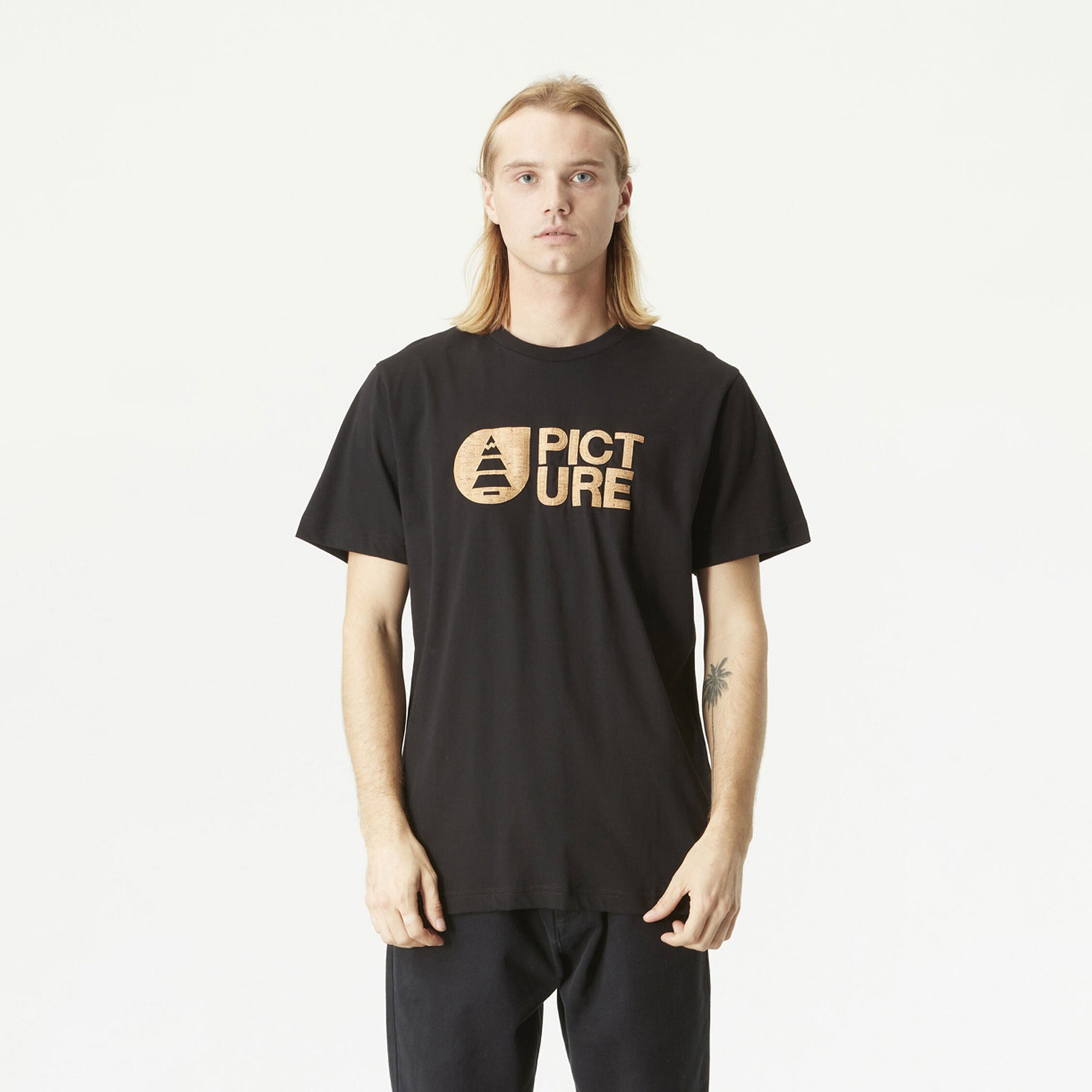 BASEMENT CORK TEE __color:Black#6