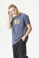 BASEMENT CORK TEE __color:Dark_Blue_Melange#35