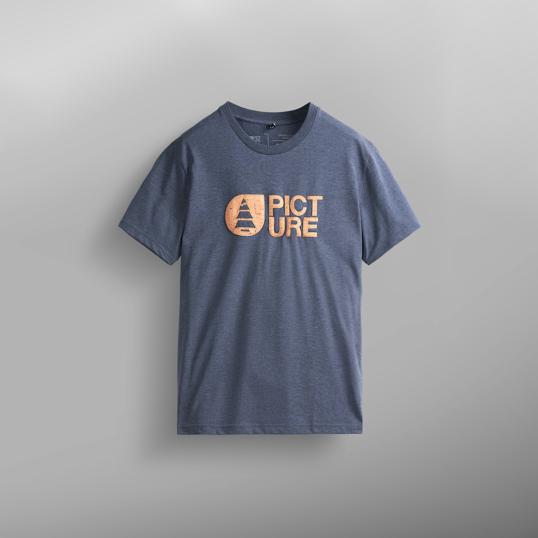 BASEMENT CORK TEE __color:Dark_Blue_Melange#36