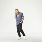 BASEMENT CORK TEE __color:Dark_Blue_Melange#32