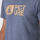 BASEMENT CORK TEE __color:Dark_Blue_Melange#33