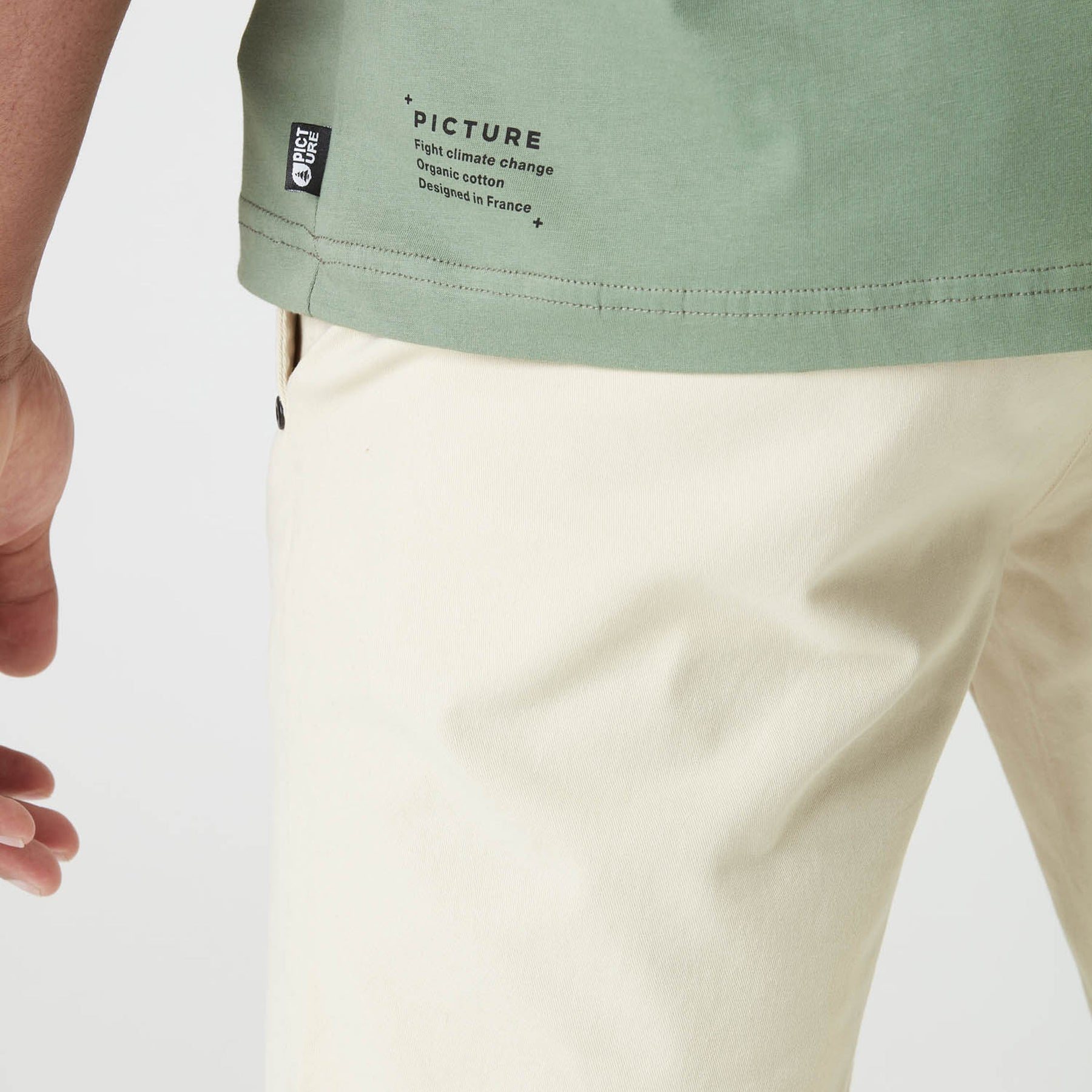 BASEMENT CORK TEE __color:Green_Spray#45