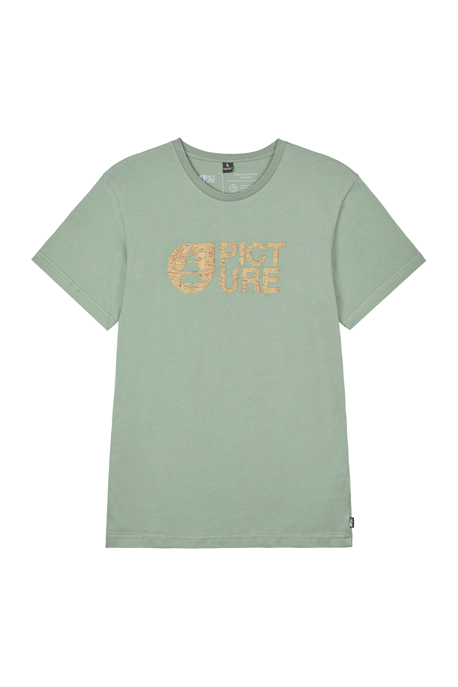 BASEMENT CORK TEE __color:Green_Spray#39