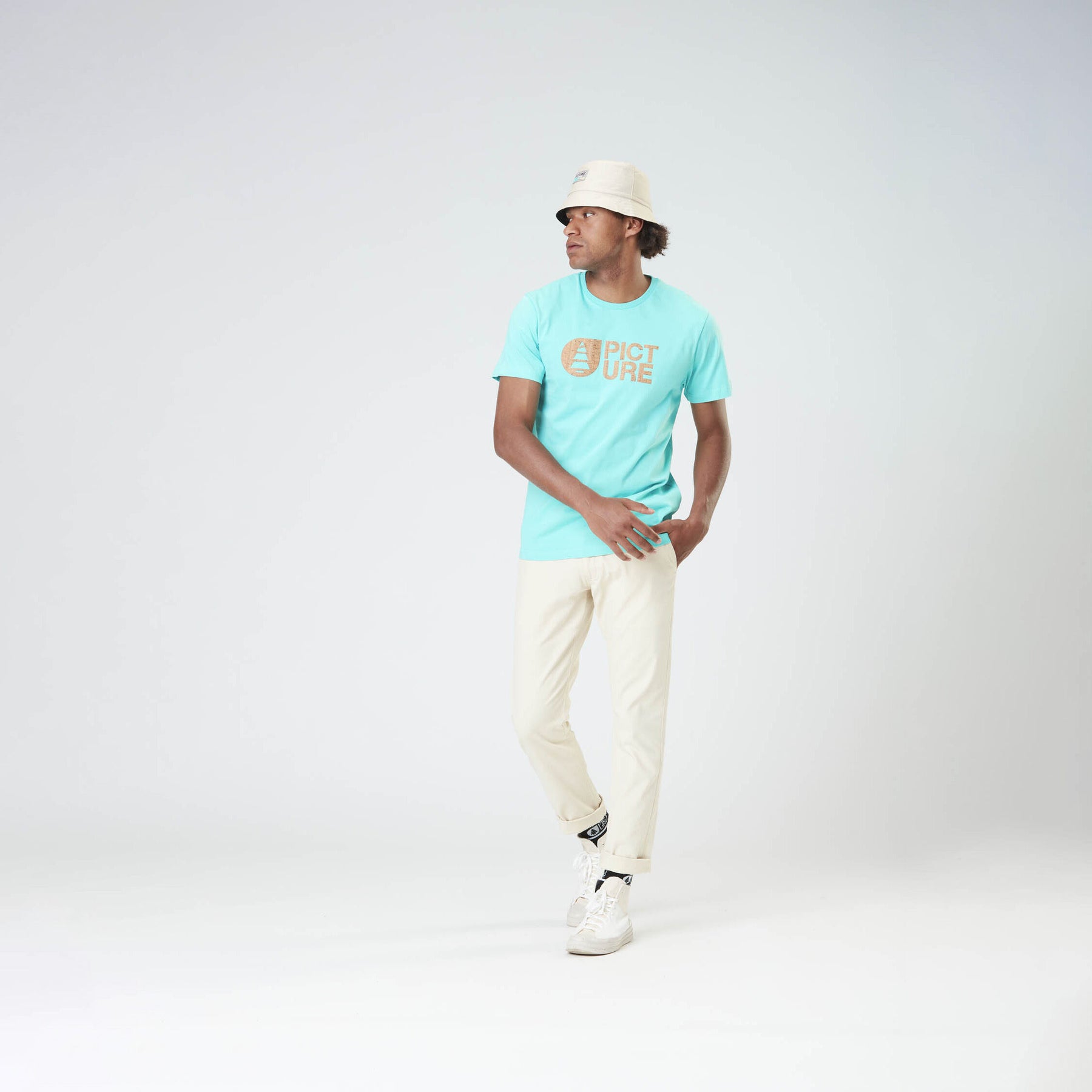 BASEMENT CORK TEE __color:Blue_Turquoise#19