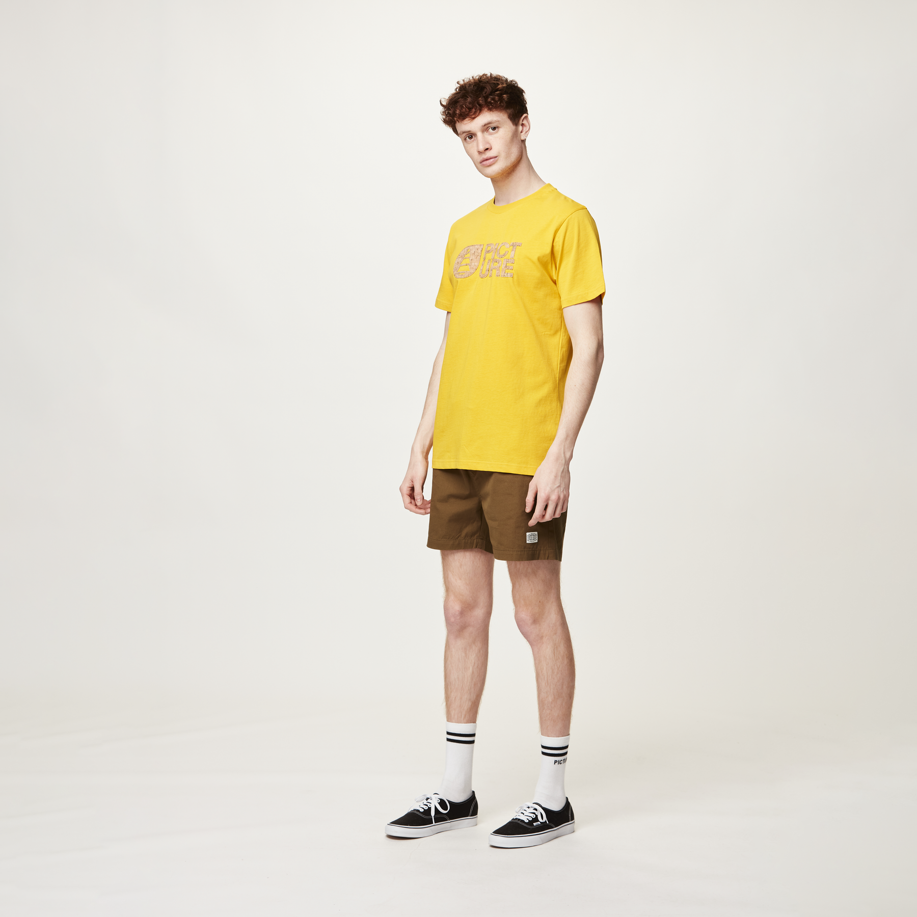 BASEMENT CORK TEE __color:Spectra_Yellow#70