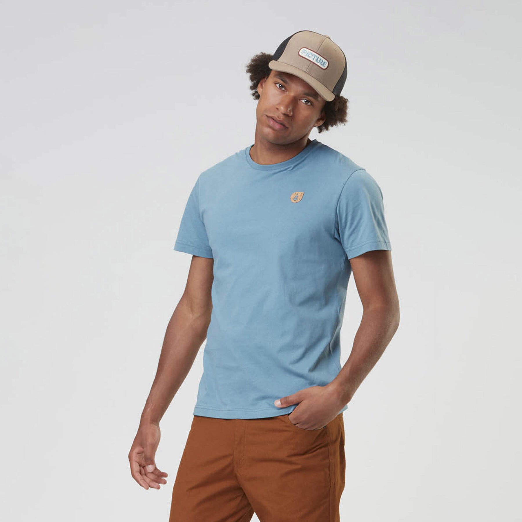 LIL CORK TEE __color:Copen_Blue#21