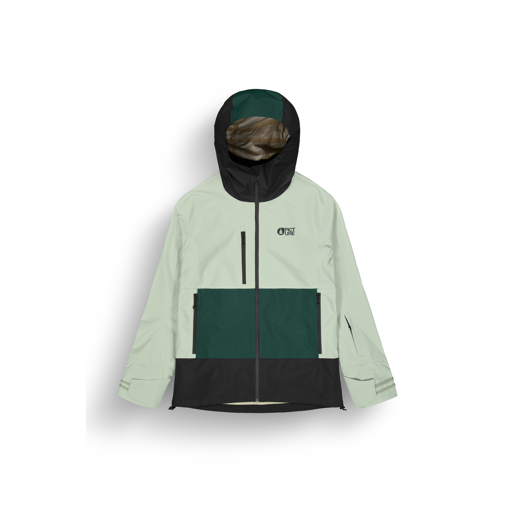 BROADER 3L JKT __color:Shadow_Pdrsa_Pine_Black#29