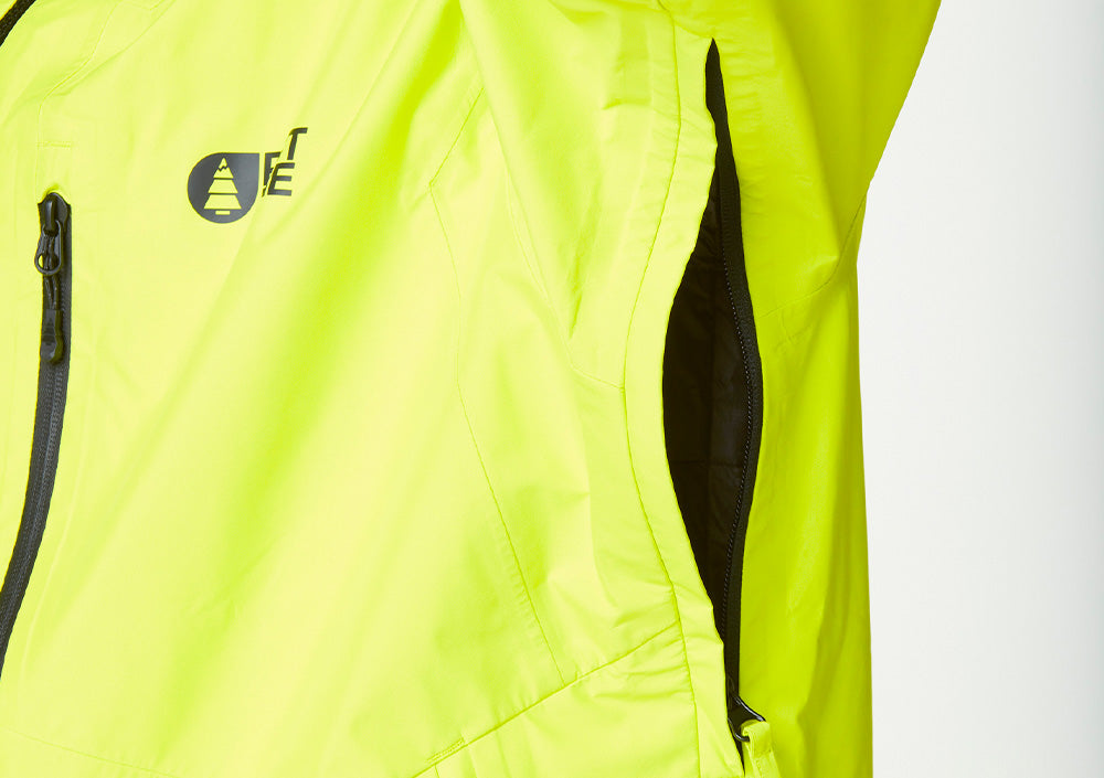 Pit zipped openings