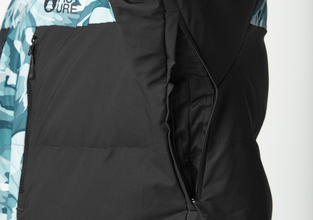 Pit zipped openings