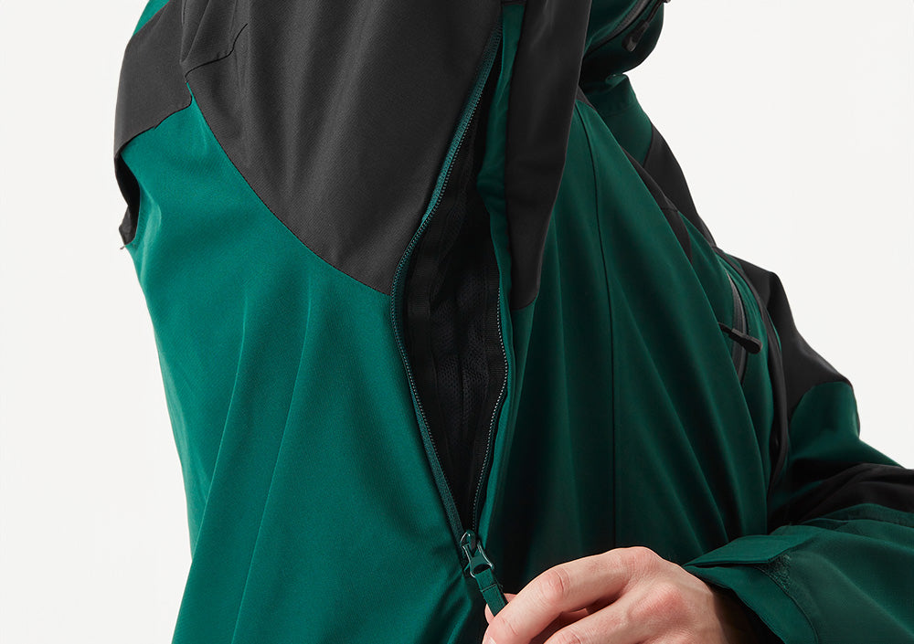 Pit zipped openings