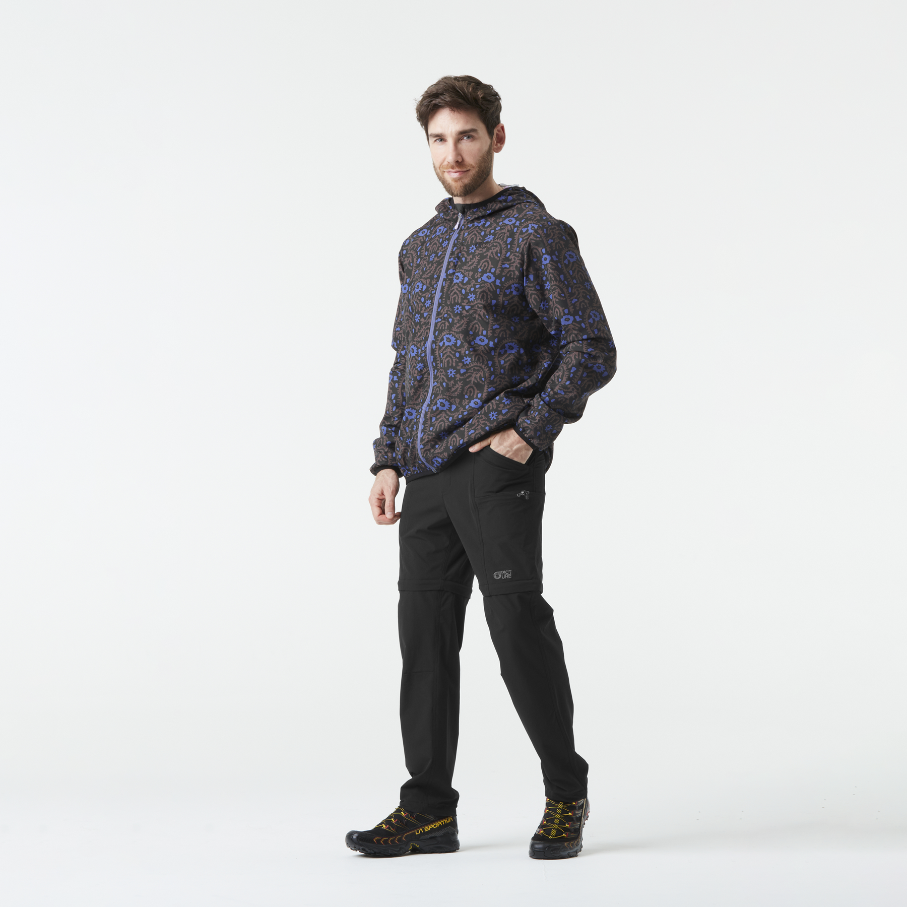 SCALE PRINTED JKT __color:Ancolie_Print#0
