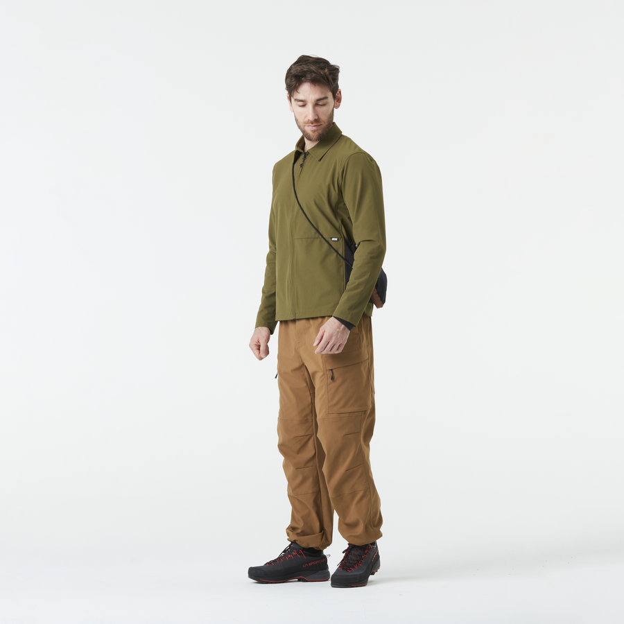 OUTIF ZIP SHIRT __color:Tobacco#0