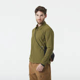 OUTIF ZIP SHIRT __color:Tobacco#1