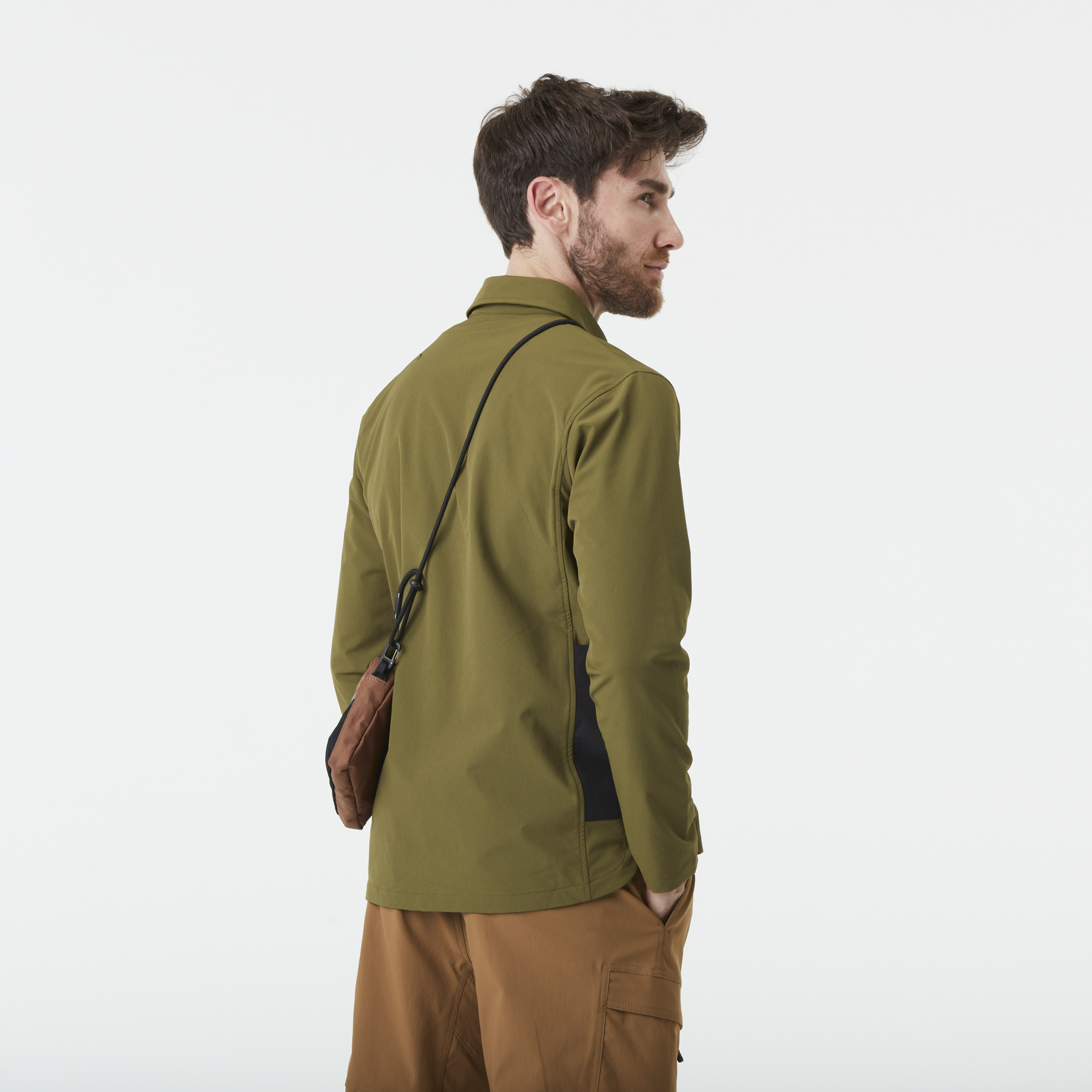 OUTIF ZIP SHIRT __color:Tobacco#2