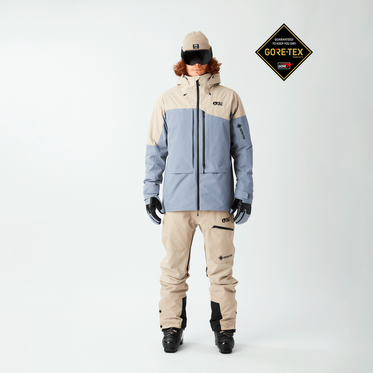 LASSEN M GORE TEX 2L JKT __color:Stonewash#0