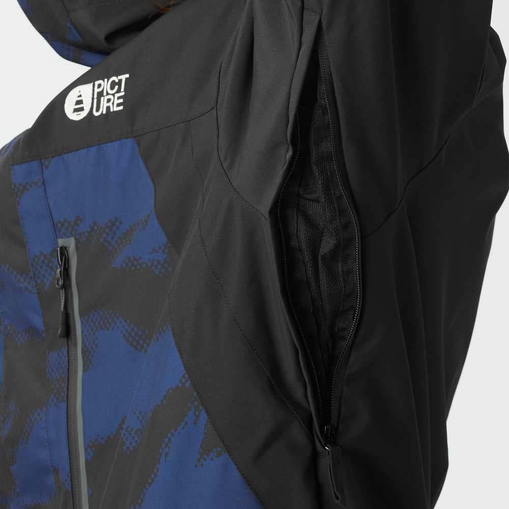 Pit zipped openings