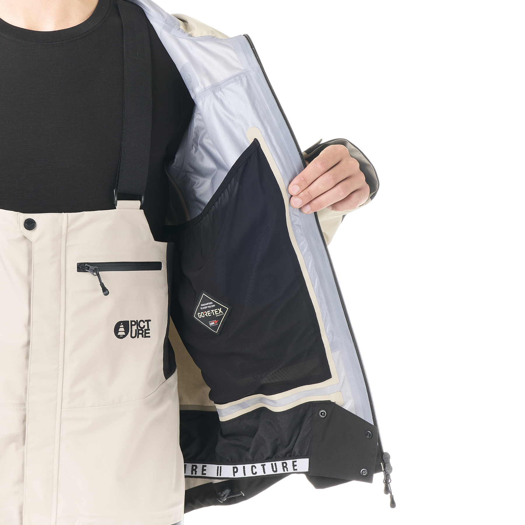 HURON GORE TEX 3L JKT __color:Pure_Cashmere#52