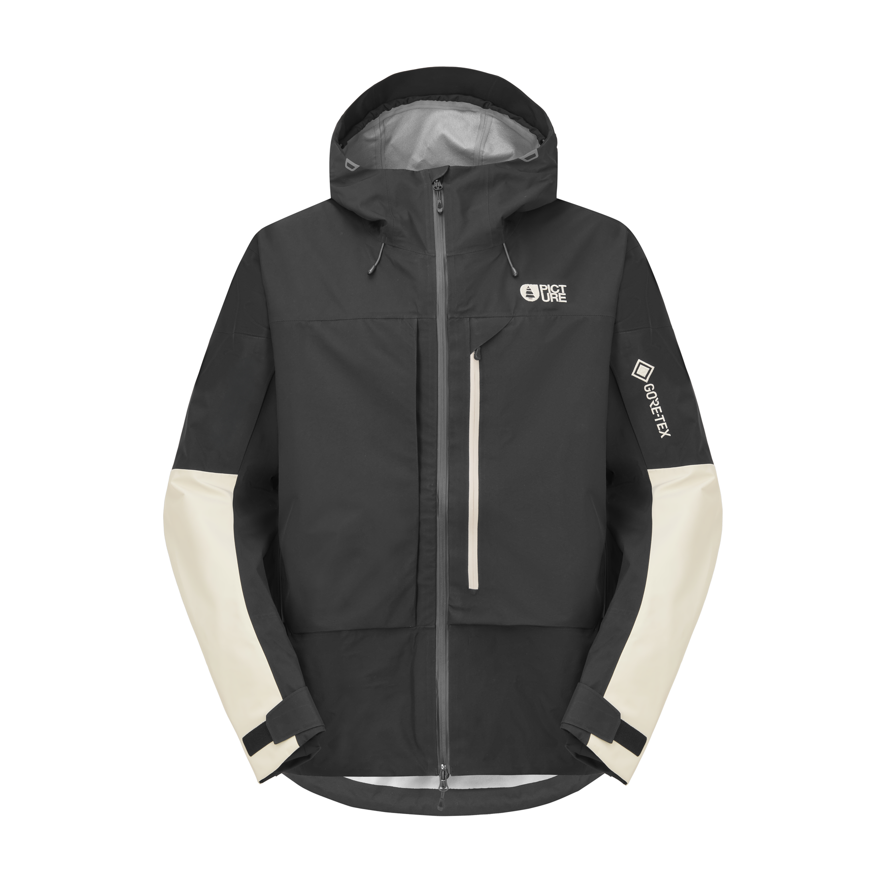 HURON GORE TEX 3L JKT __color:Black_/_Pure_Cashmere#34