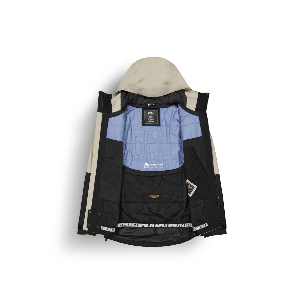 MEREPI M GORE TEX JKT __color:Pure_Cashmere#18