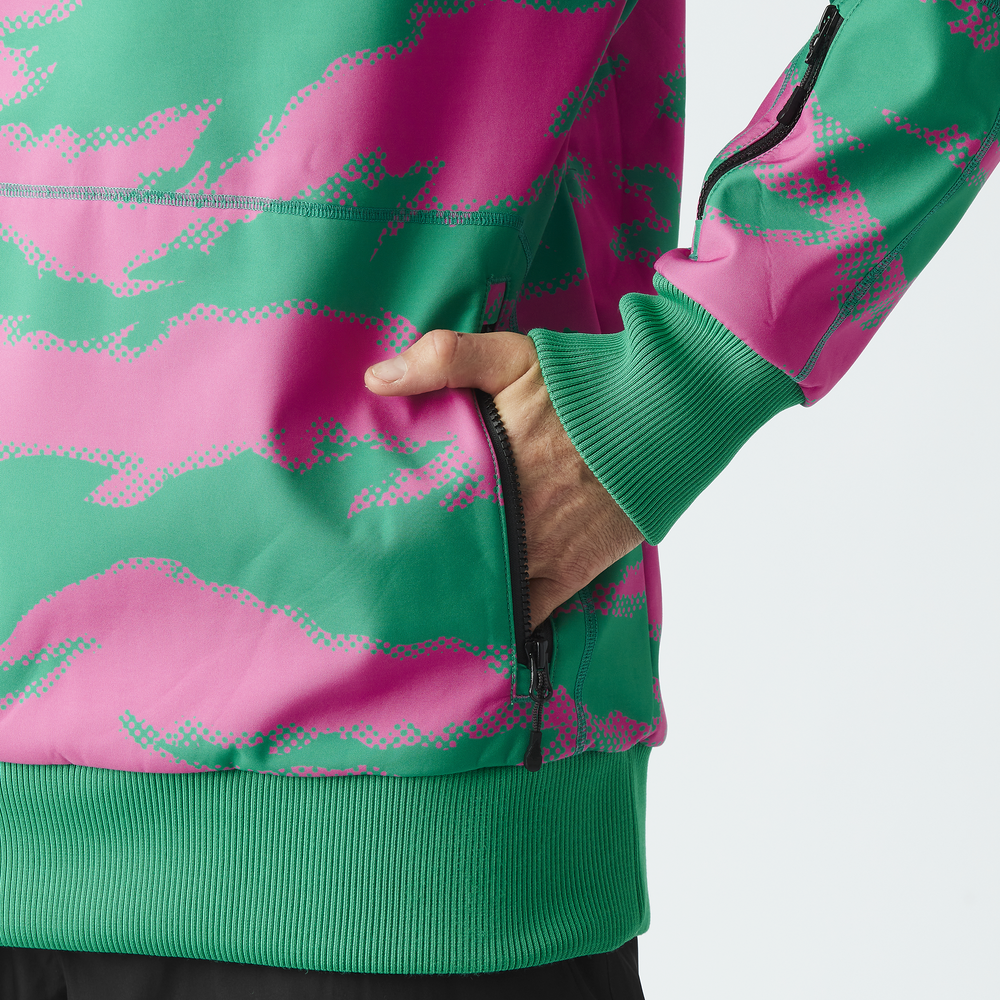 Zippered pouch pocket