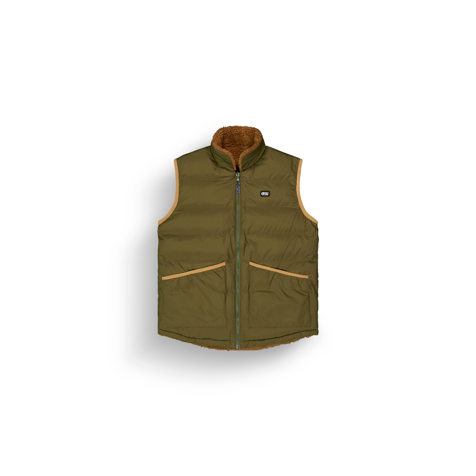 RUSSELLO REVERSIBLE VEST __color:Tobacco_Bronze_Brown#22