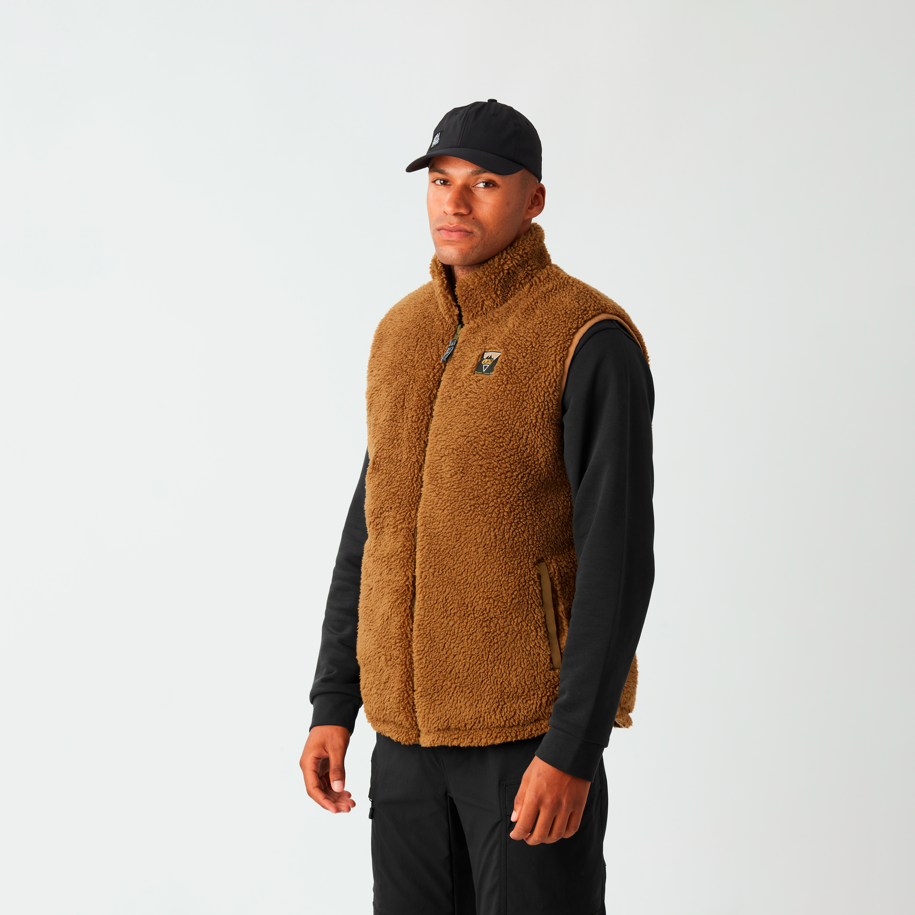 RUSSELLO REVERSIBLE VEST __color:Tobacco_Bronze_Brown#20