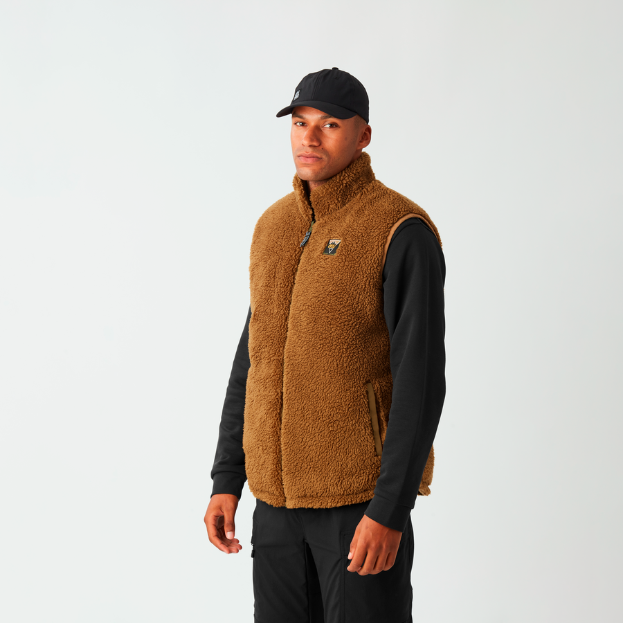 RUSSELLO REVERSIBLE VEST __color:Tobacco_Bronze_Brown#20