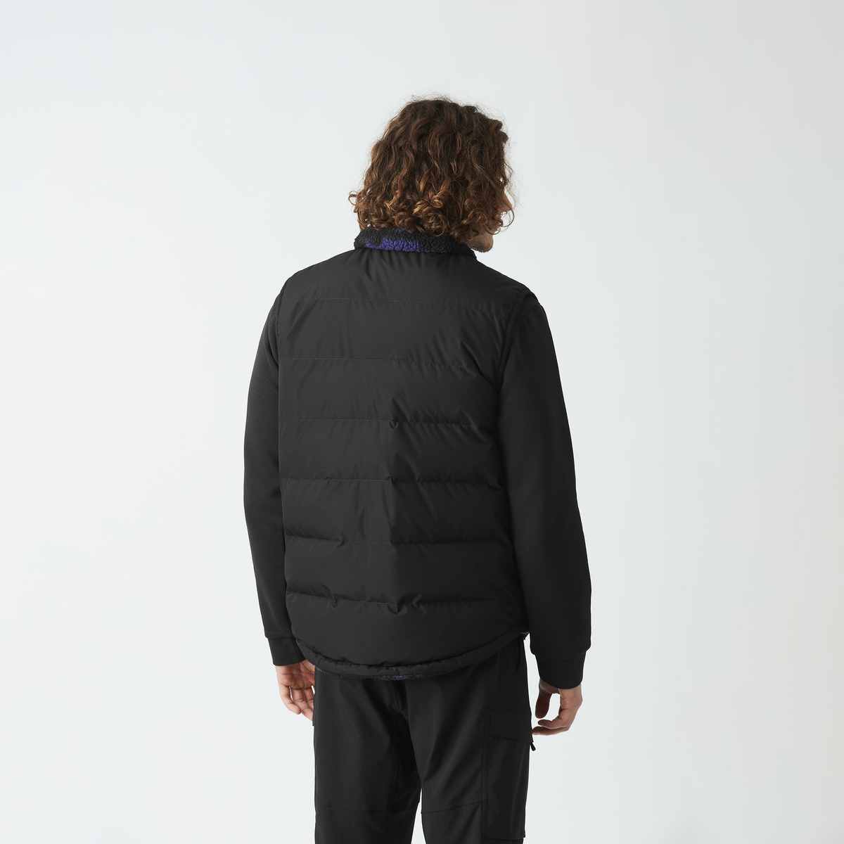 RUSSELLO REVERSIBLE VEST __color:Black_Retro_Fusion#2