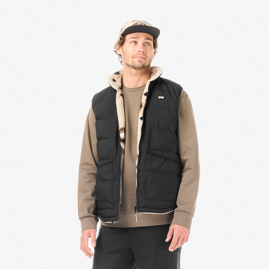 Doudoune sans manches imperméable et réversible homme RUSSELLO