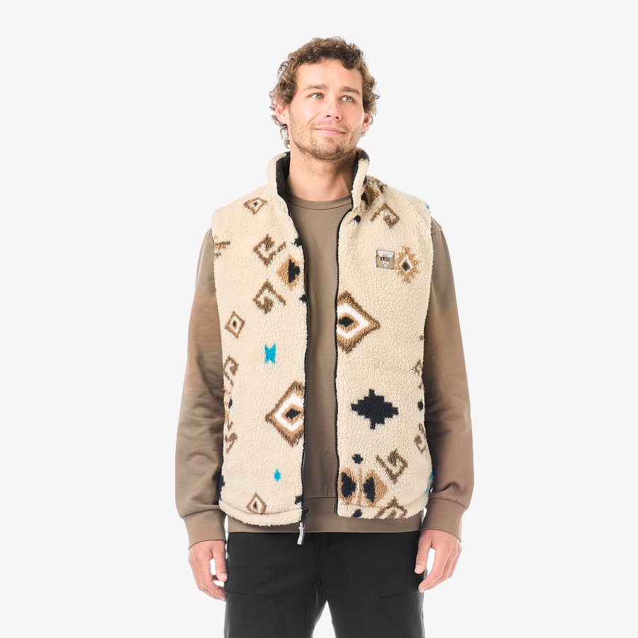 Doudoune sans manches imperméable et réversible homme RUSSELLO