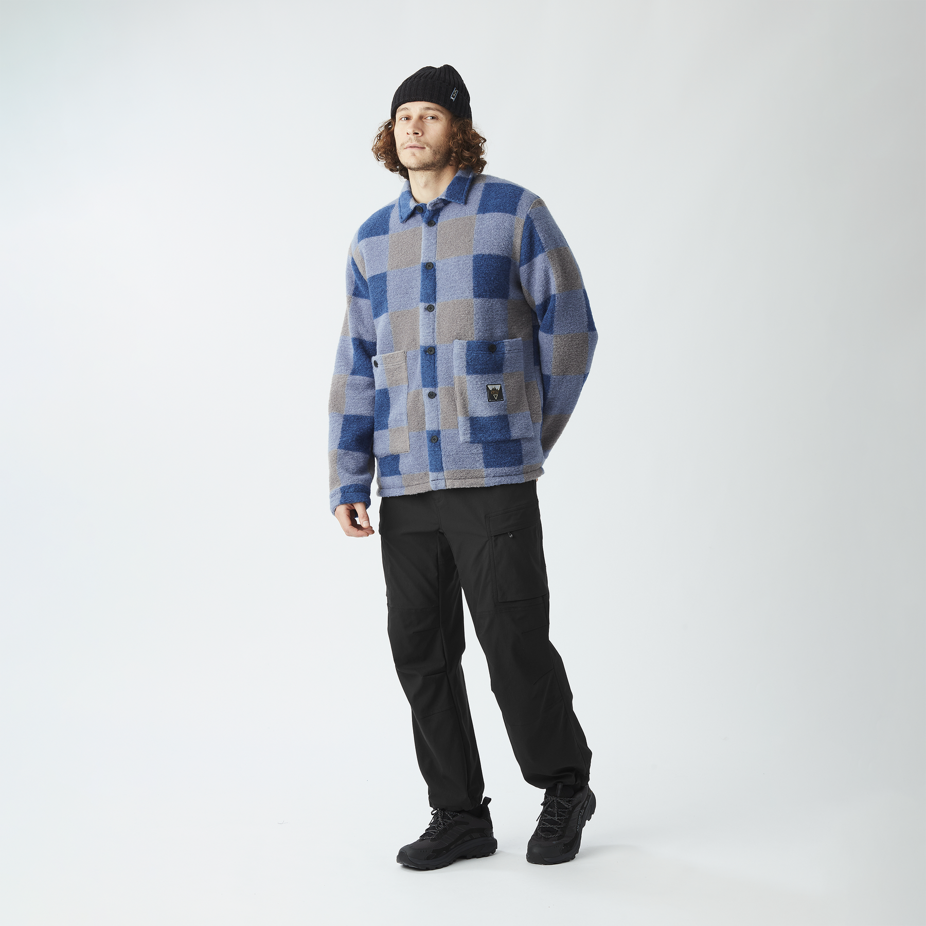 NOLIWA PLAID SHIRT __color:Stonewash#0