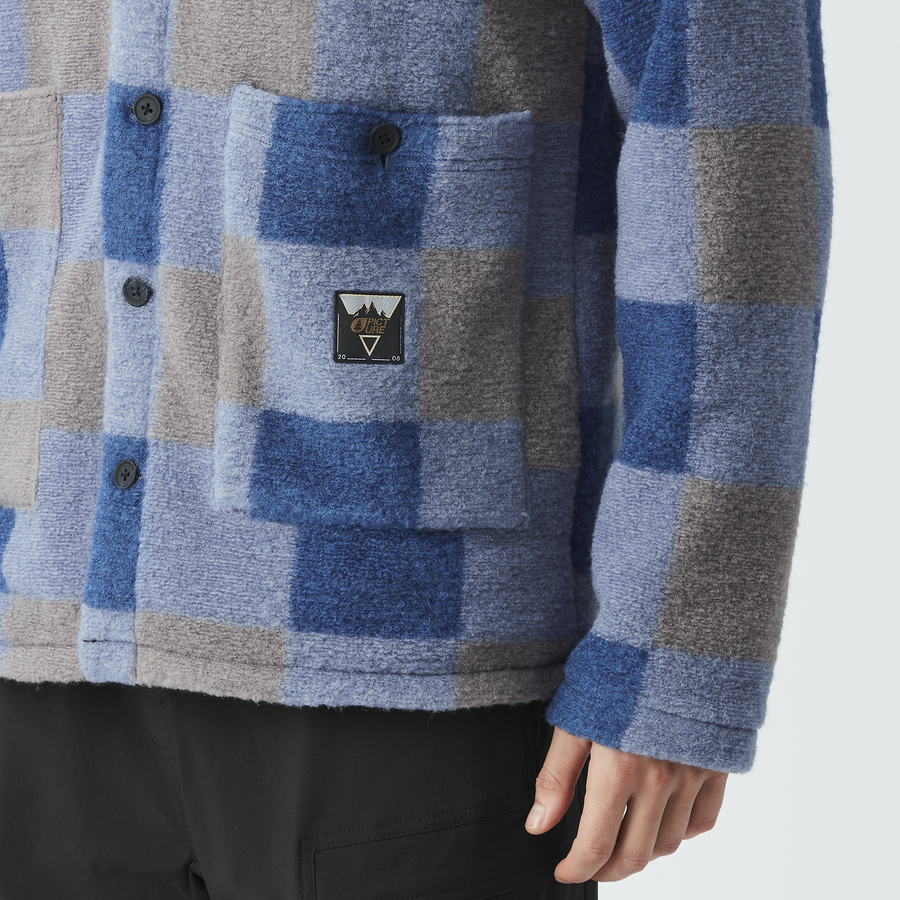 NOLIWA PLAID SHIRT __color:Stonewash#3