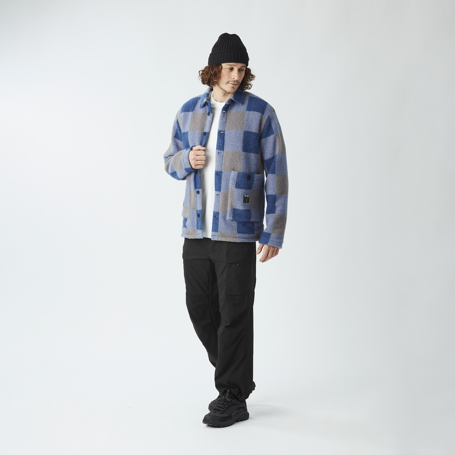 NOLIWA PLAID SHIRT __color:Stonewash#5