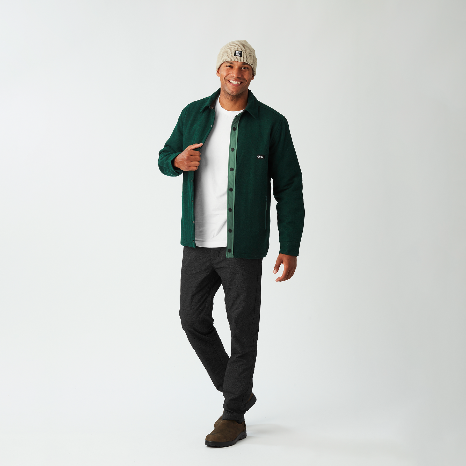 COLTONE SHIRT __color:Smoke_Pine#9